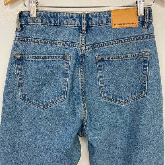 Zara Authentic Denim By TRF Trafaluc Straight Leg Size 4 - Picture 9 of 10